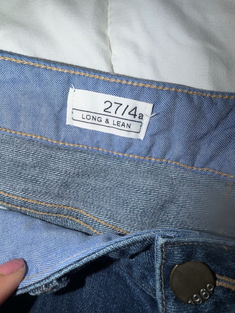 GAP 1969 long & lean  Dark Blue Flare Jeans - Picture 7 of 8